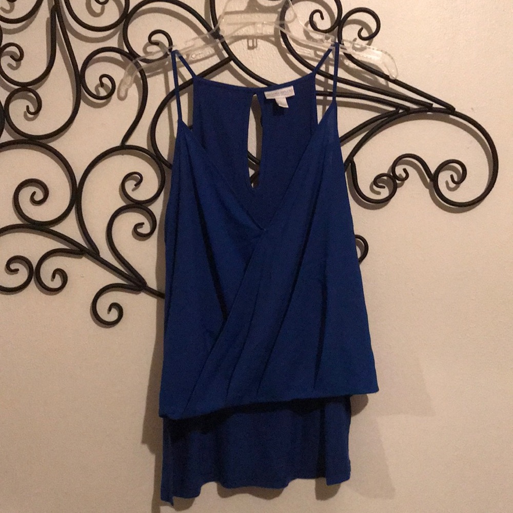 BISOU BISOU Michele Bohbot spaghetti strap blouse